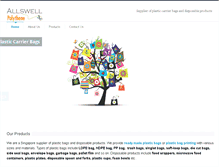 Tablet Screenshot of allswellpolythene.com.sg